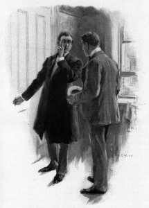 "I have persuaded my patient to see you." he whispered. Illustration by F. C. Yohn